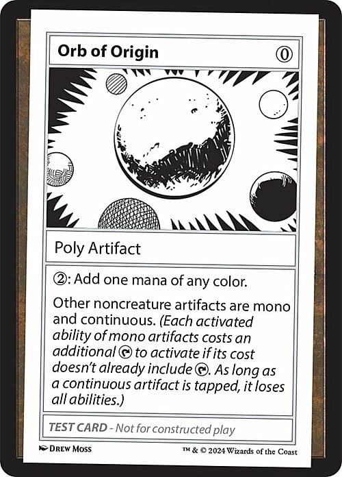 Orb of Origin Card Front