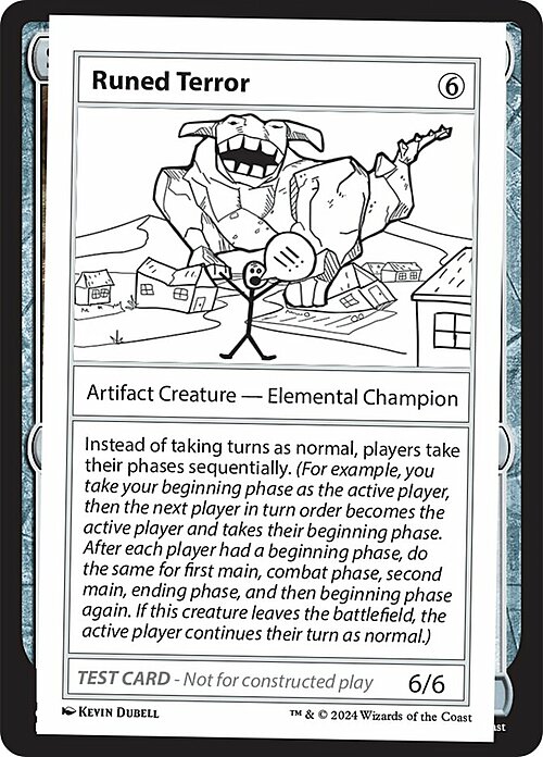 Runed Terror Card Front