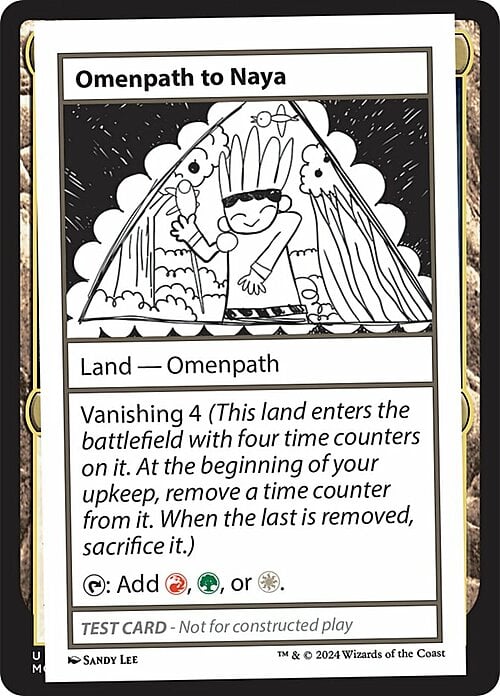 Omenpath to Naya Card Front