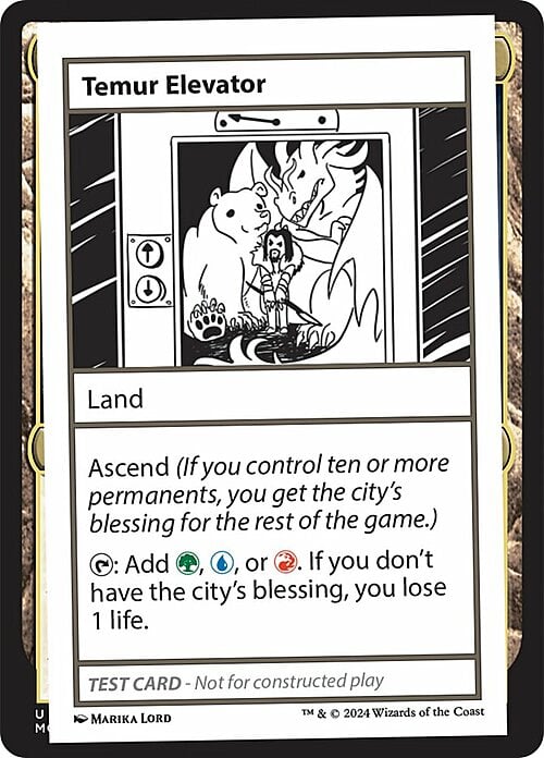 Temur Elevator Card Front