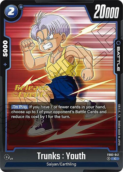 Trunks : Youth Card Front