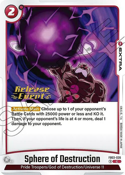 Sphere of Destruction Card Front