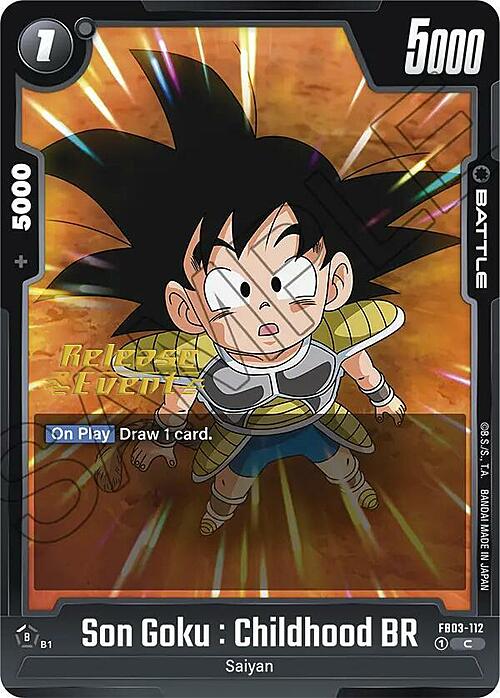 Son Goku : Childhood BR Card Front