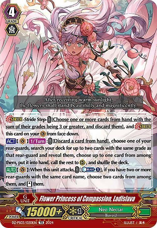 Flower Princess of Compassion, Ladislava [P Format] Frente