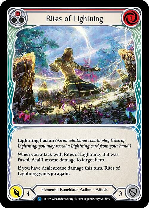 Rites of Lightning (Red) Frente