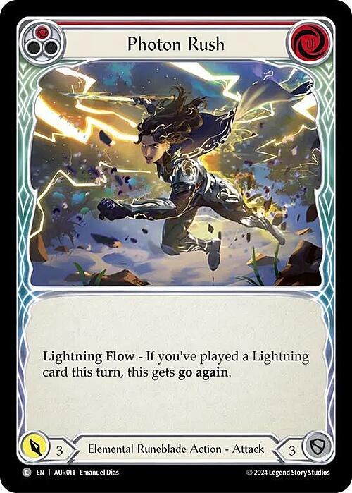 Photon Rush (Red) Card Front