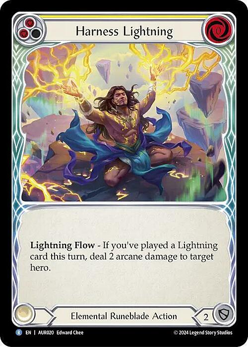 Harness Lightning (Yellow) Card Front