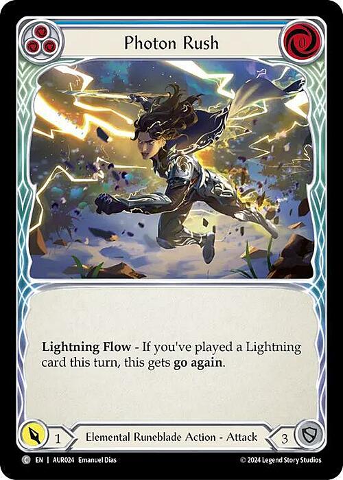 Photon Rush (Blue) Card Front