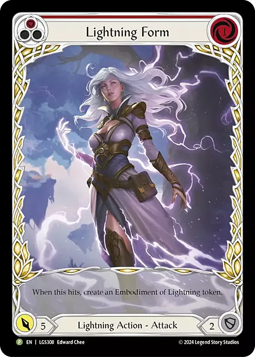 Lightning Form Card Front