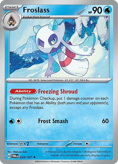 Froslass Card Front