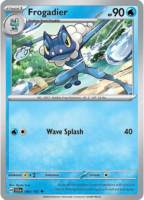 Frogadier Card Front