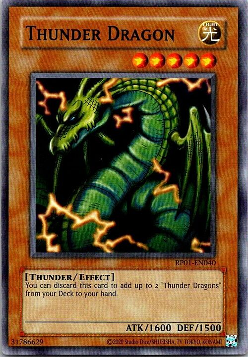 Thunder Dragon Card Front