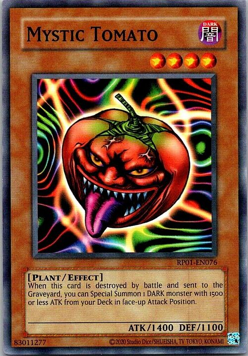 Mystic Tomato Card Front