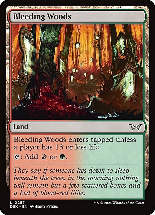 Bleeding Woods Frente