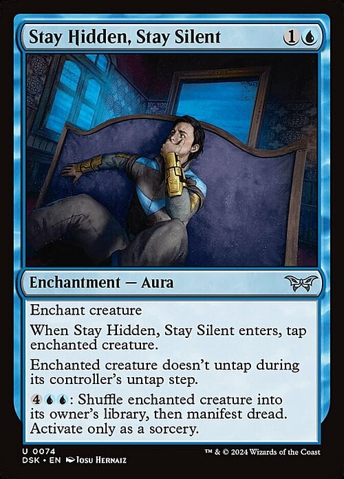 Stay Hidden, Stay Silent Card Front