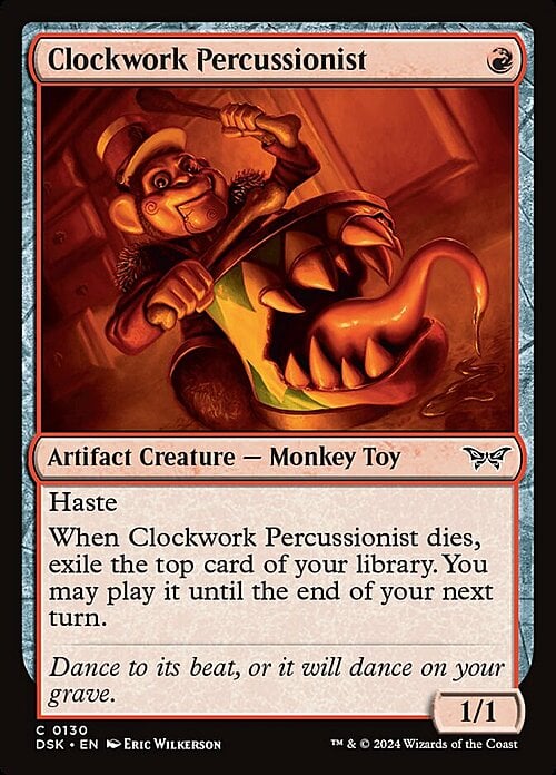 Clockwork Percussionist Frente