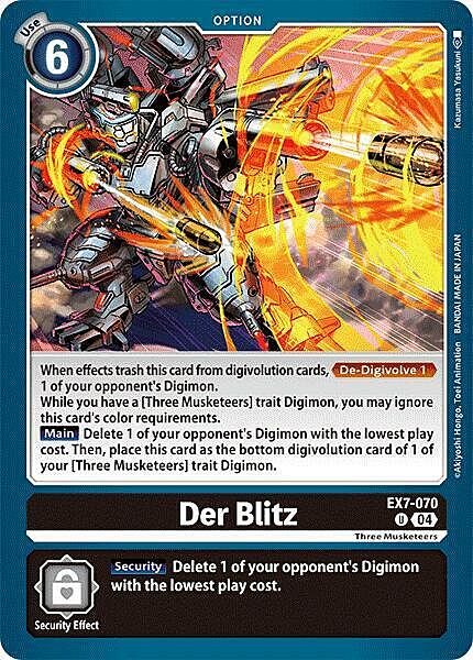 Der Blitz Card Front