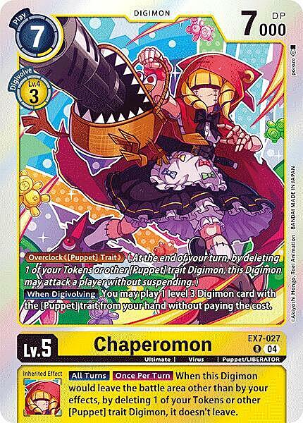 Chaperomon Card Front