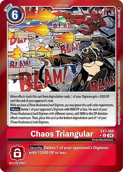 Chaos Triangular Card Front