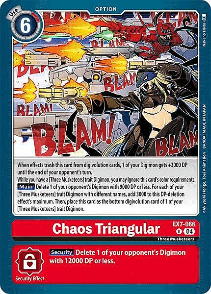 Chaos Triangular Card Front