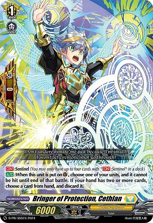 Bringer of Protection, Cethlan Card Front