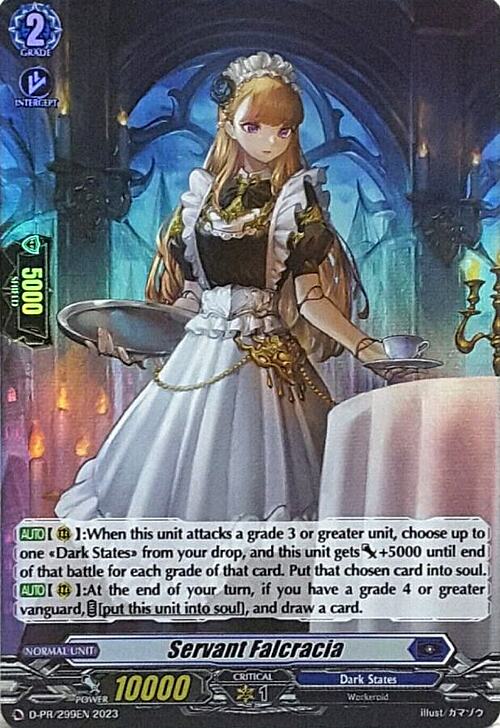 Servant Falcracia Card Front