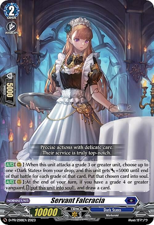 Servant Falcracia Card Front