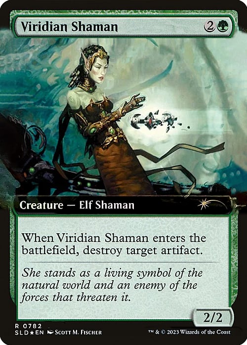 Viridian Shaman Card Front