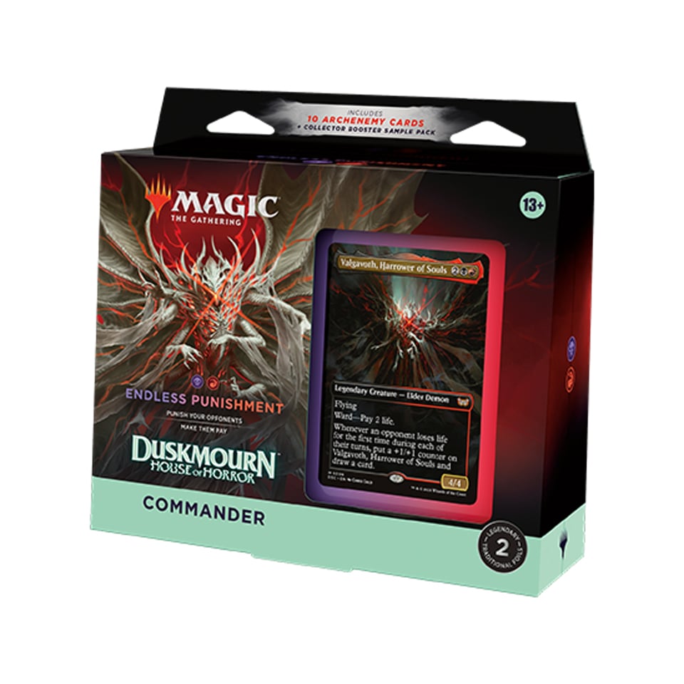 Commander: Duskmourn: La casa de los horrores: "Endless Punishment" Commander Deck