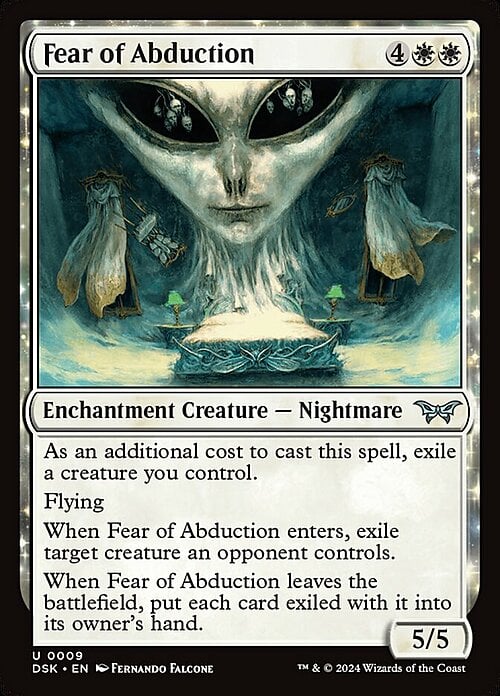 Fear of Abduction Card Front