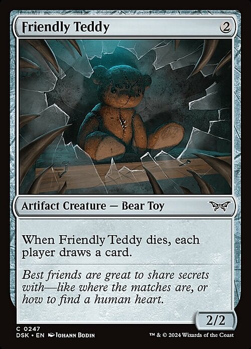 Friendly Teddy Card Front