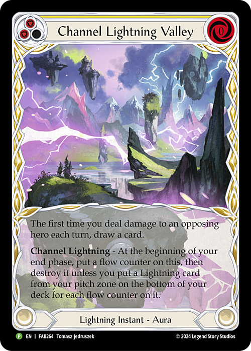 Channel Lightning Valley Card Front