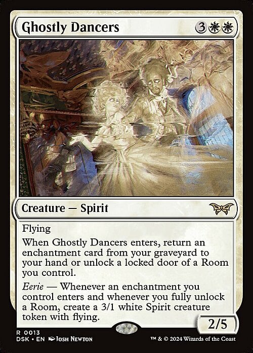 Ghostly Dancers Card Front