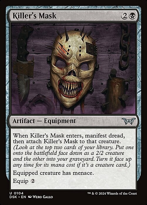 Killer's Mask Frente