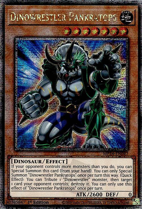 Dinowrestler Pankratops Card Front