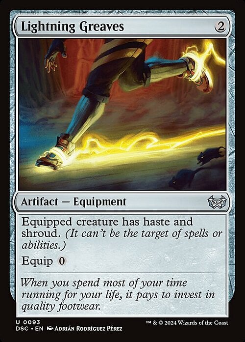 Lightning Greaves Card Front