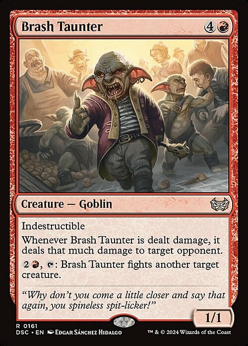 Brash Taunter Card Front