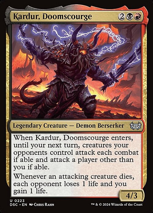 Kardur, Flagello della Collisione Card Front