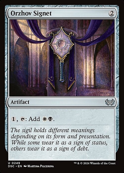 Orzhov Signet Card Front