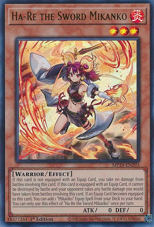 Ha-Re the Sword Mikanko Card Front