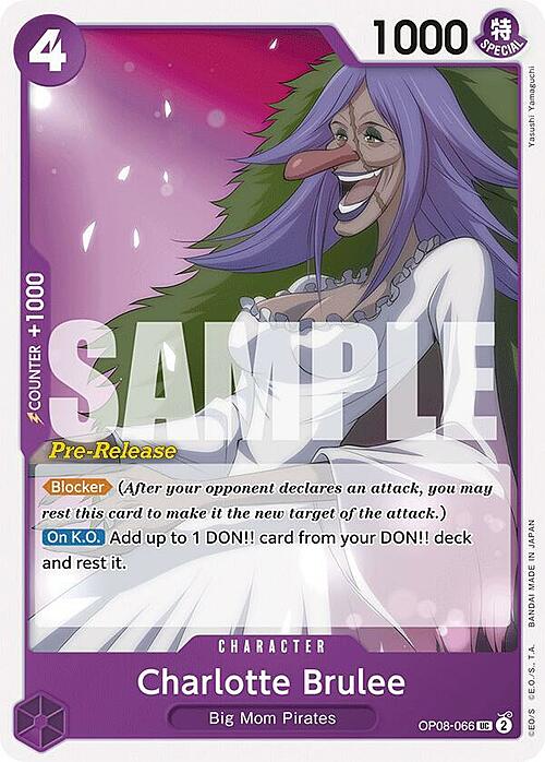 Charlotte Brulee Card Front