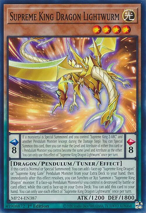 Re Supremo Drago Lucewurm Card Front