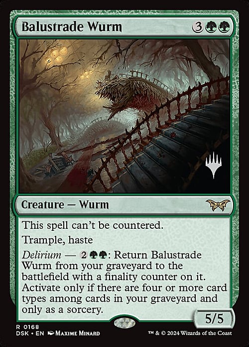 Balustrade Wurm Card Front