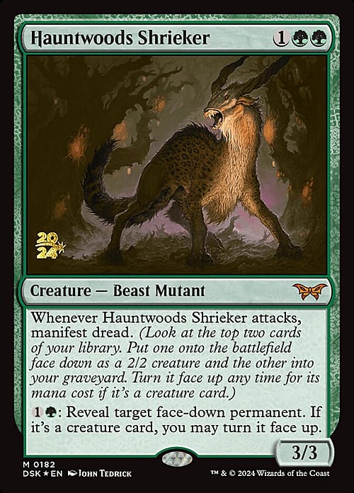 Hauntwoods Shrieker Card Front