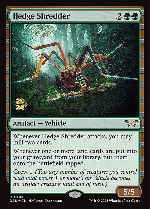 Hedge Shredder Card Front