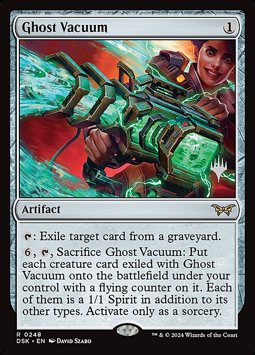 Ghost Vacuum Card Front