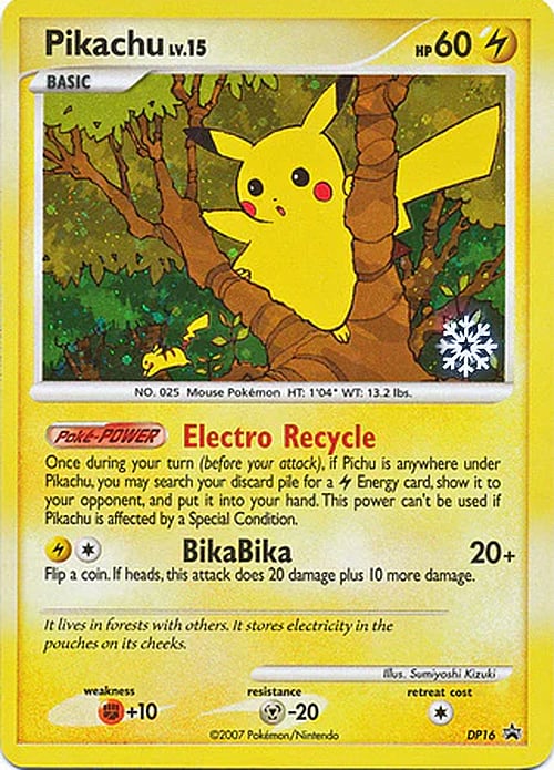 Pikachu Card Front