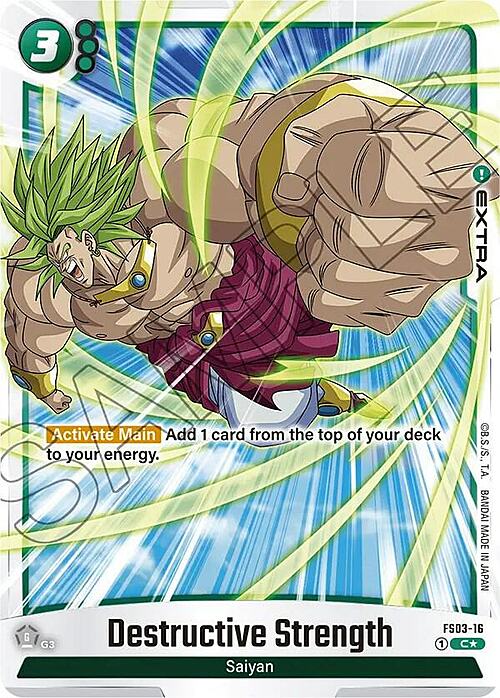 Destructive Strength Card Front