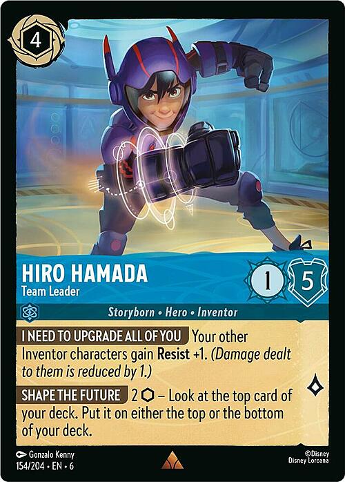 Hiro Hamada - Team Leader Frente