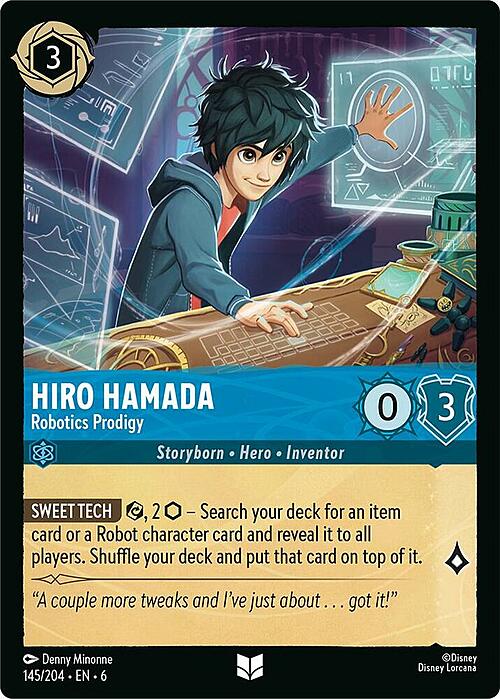 Hiro Hamada - Robotics Prodigy Card Front